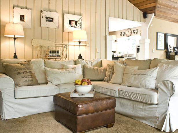 Landelijke inrichting woonkamer inspiratie